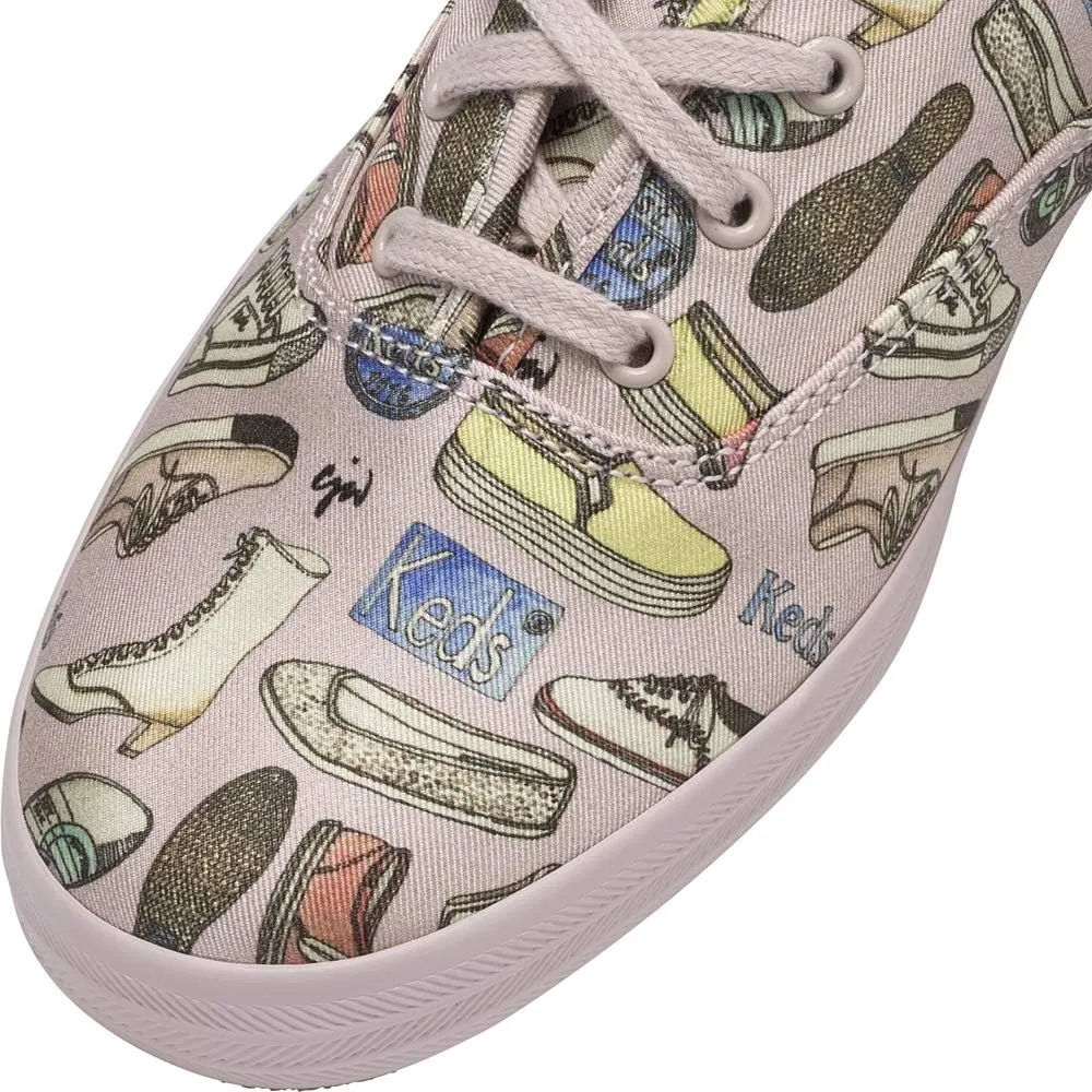 Keds Womens Champion Cjw Print Sneaker