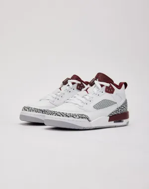 Kids Air Jordan Spizike Low GS White Gray Red Black Shoe Sneaker Trainer
