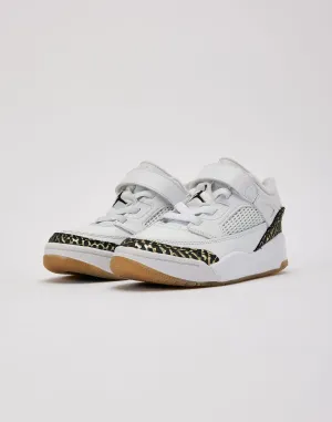 Kids Jordan Spizike Low PS GS White Black Brown Shoe Sneaker Trainer