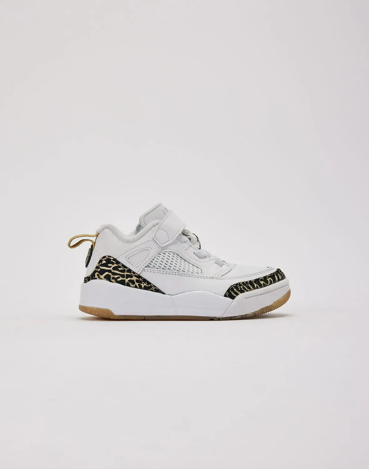 Kids Jordan Spizike Low PS GS White Black Brown Shoe Sneaker Trainer