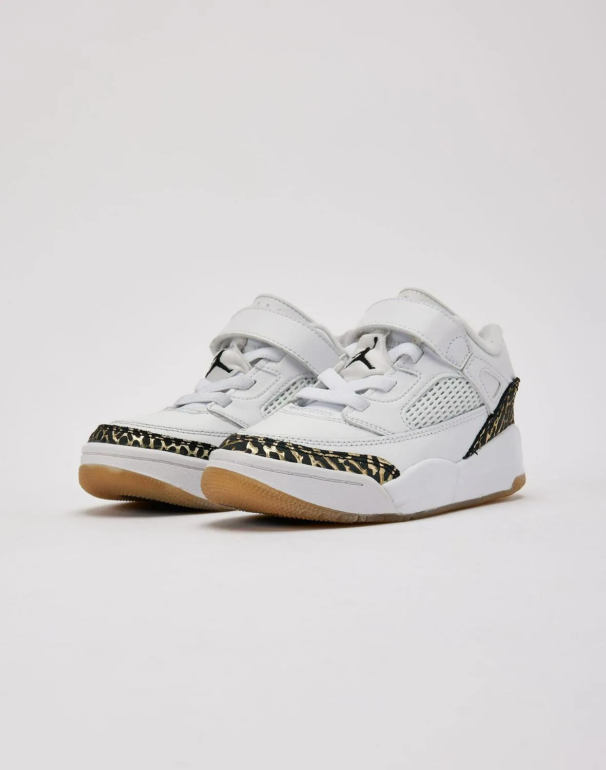 Kids Jordan Spizike Low PS GS White Black Brown Shoe Sneaker Trainer