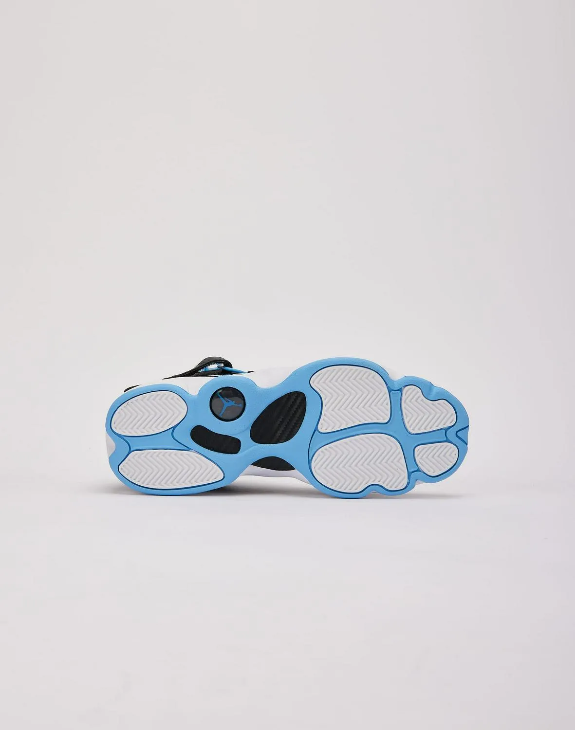 Kids Nike Air Jordan 6 Rings GS Black Blue White 323419-041 Shoe Sneaker Trainer