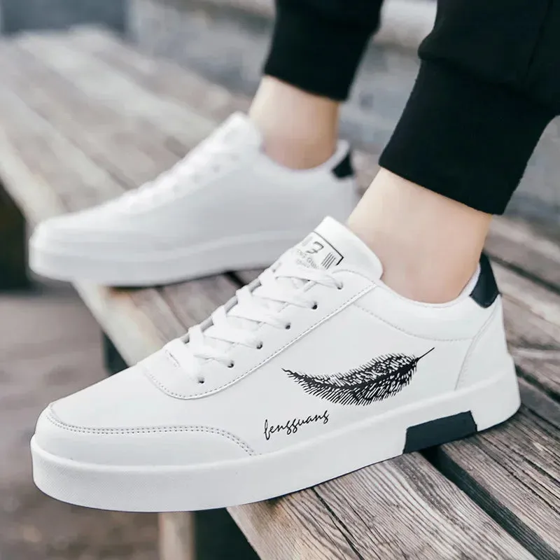 Korean Style Men's Breathable Low Top Sneakers