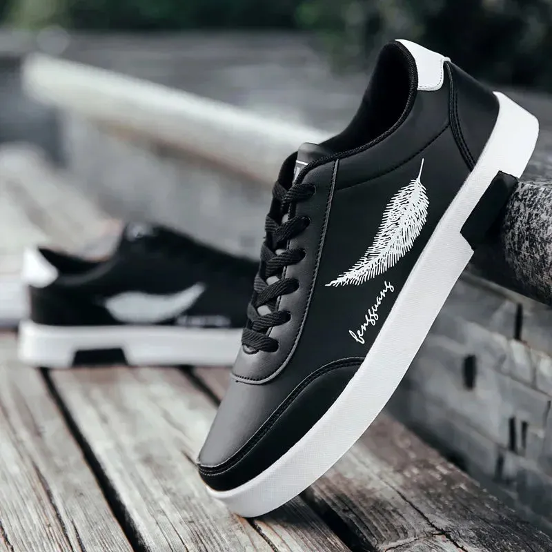 Korean Style Men's Breathable Low Top Sneakers