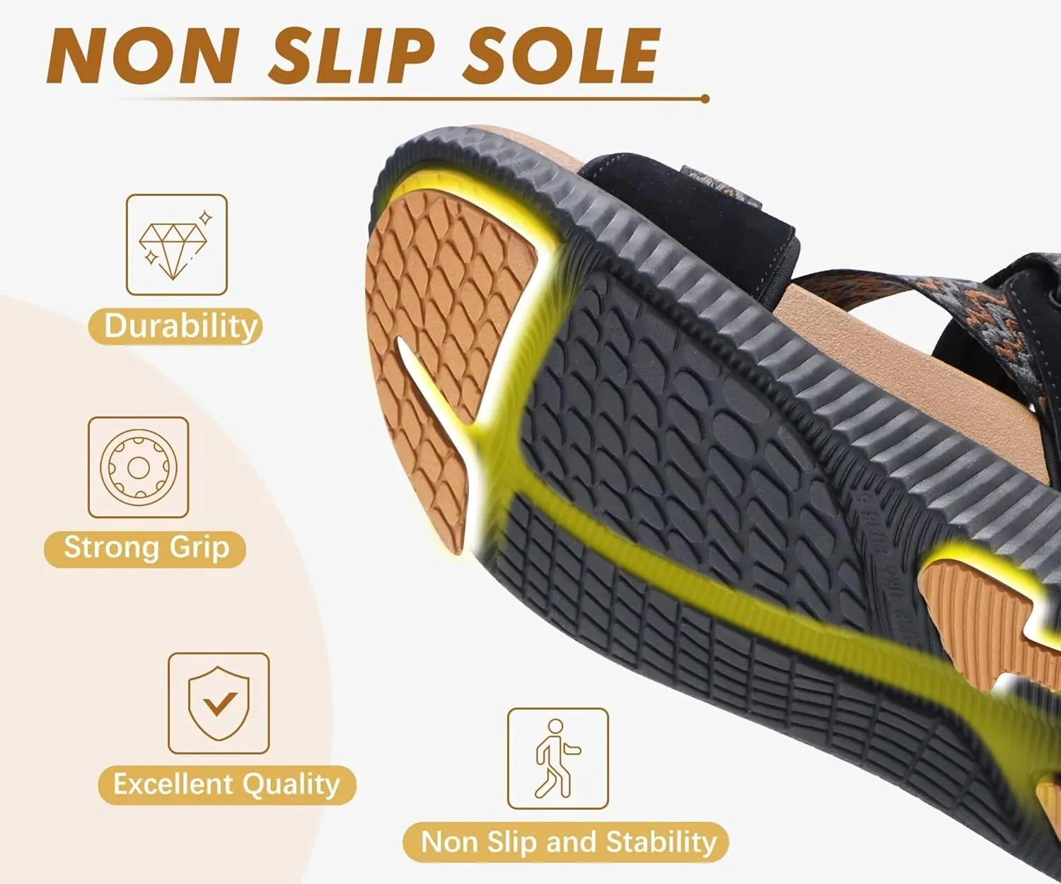 KuaiLu Womens Orthopedic Walking Sandals Recovery Sport Outdoor Hiking Water Sandles Thick Athletic Cushion Adjustable Leather Strap Sandals with Comfortable Plantar Fasciitis Arch Support