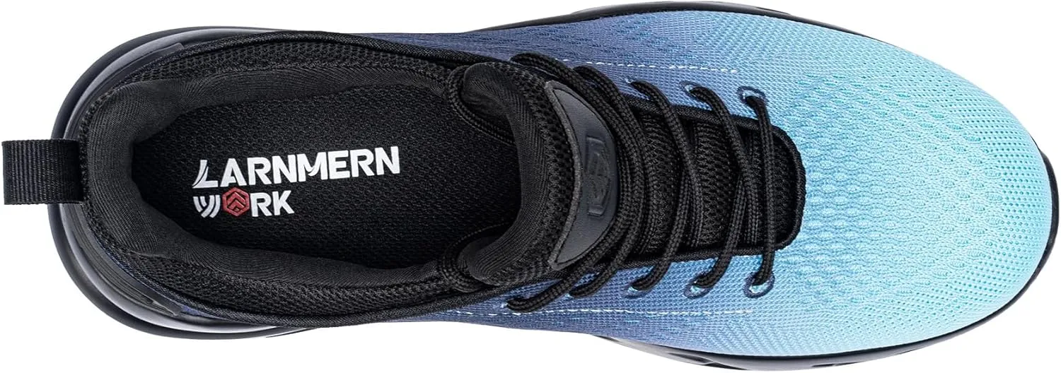 LARNMERN Mens Non Slip Work Shoes Slip On Water Resistant Walking Sneakers Zapatos Trabajo Waterproof Food Service Chef Kitchen
