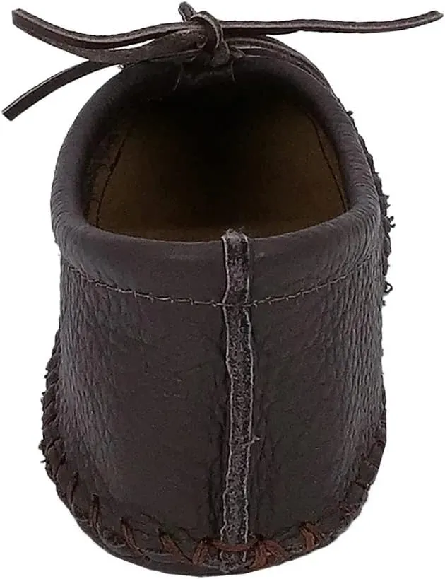 Laurentian Chief Men's Buffalo Hide Ballerina Moccasins