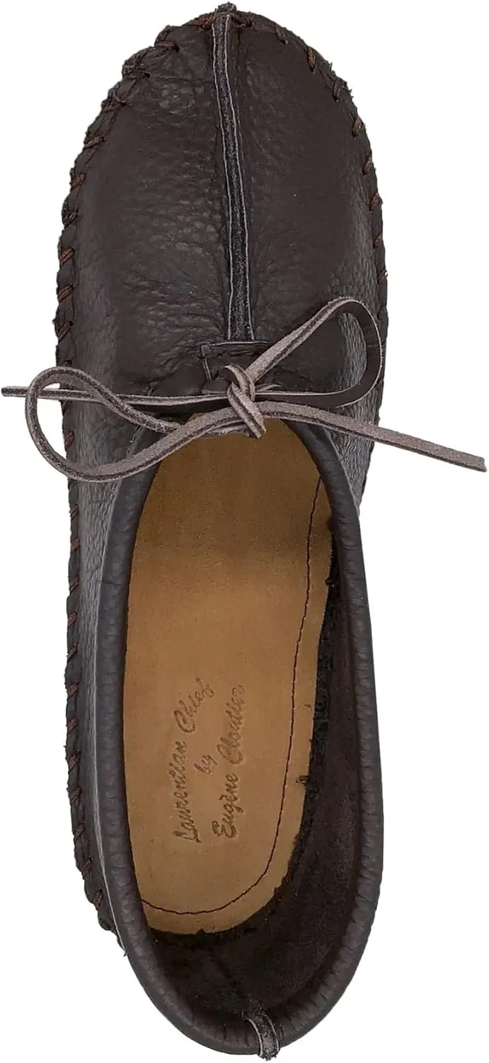 Laurentian Chief Men's Buffalo Hide Ballerina Moccasins