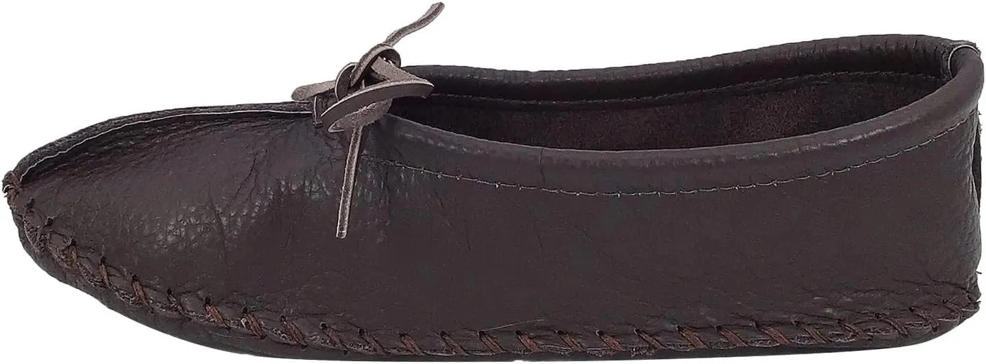 Laurentian Chief Men's Buffalo Hide Ballerina Moccasins