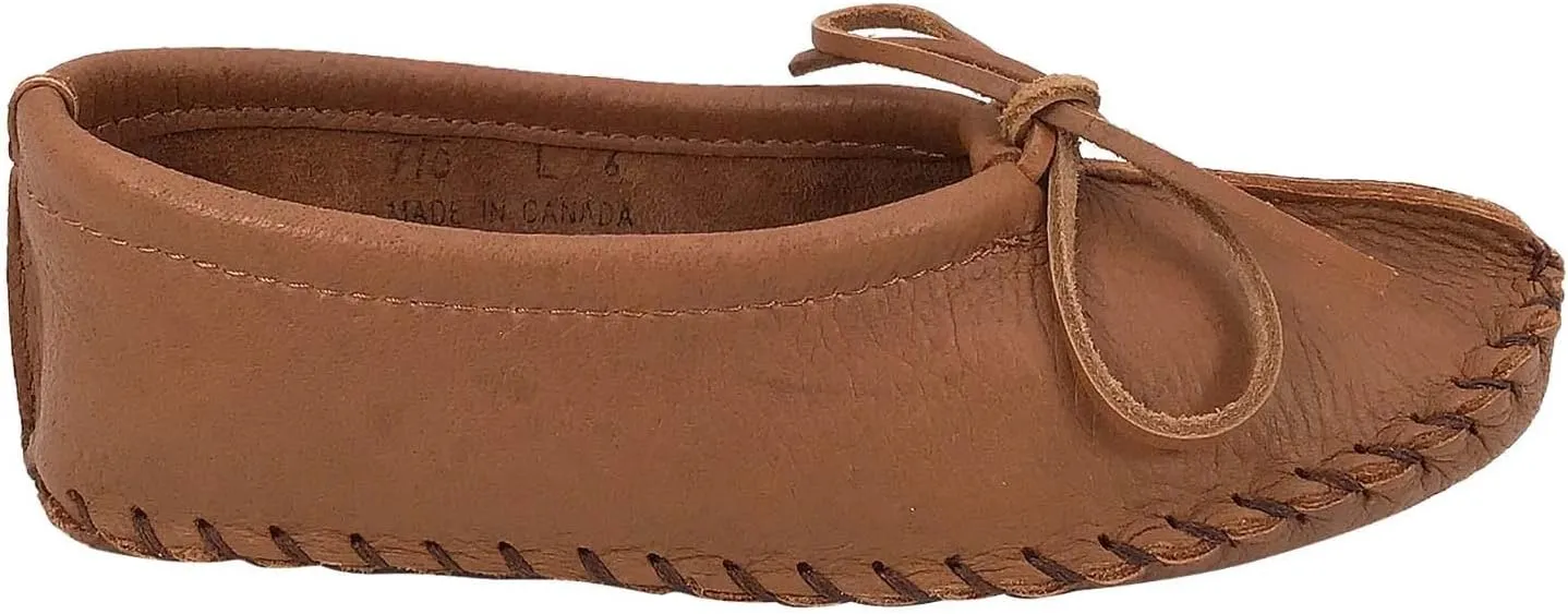 Laurentian Chief Women's Elk Hide Ballerina Moccasins