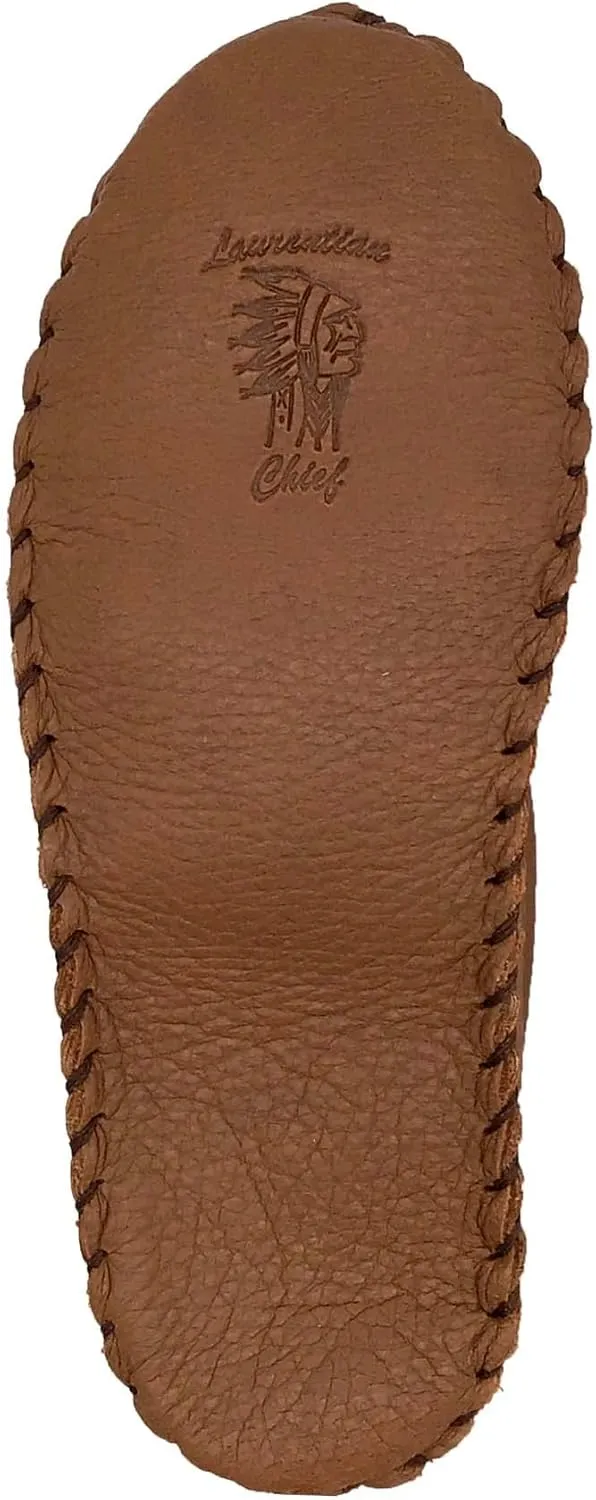 Laurentian Chief Women's Elk Hide Ballerina Moccasins