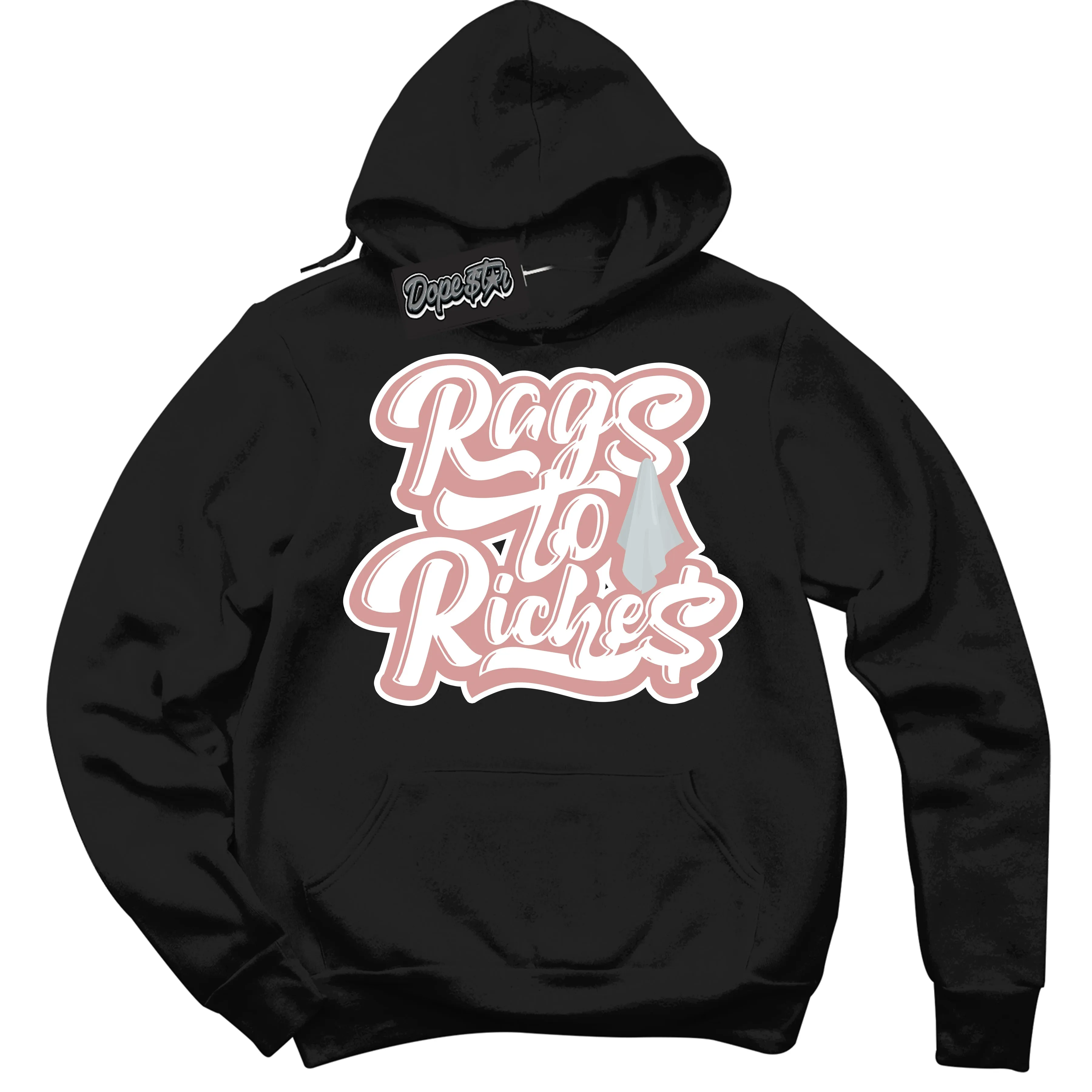 Legend Pink 1s Sneaker Hoodie Rags To Riches Graphic