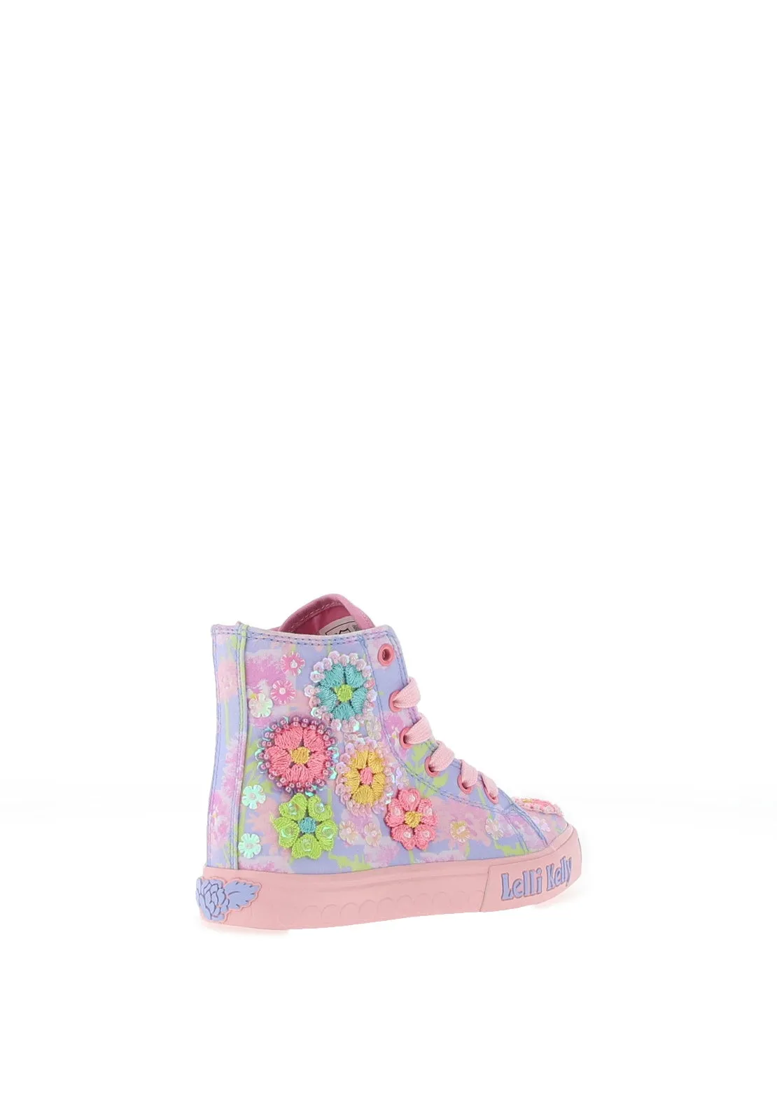 Lelli Kelly Girls Eloise Hi-Top Trainer, Lilac