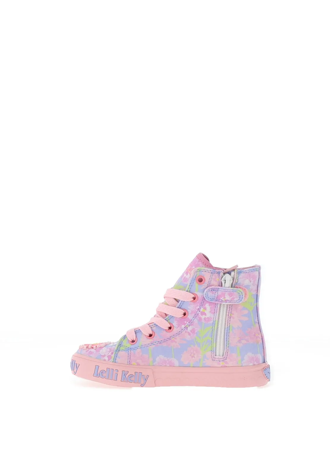 Lelli Kelly Girls Eloise Hi-Top Trainer, Lilac