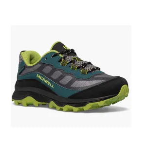 Little Kid's Moab Speed Low Waterproof Deep Green/Black