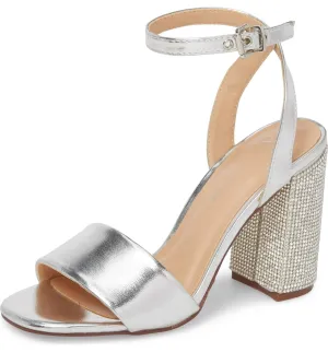 Lorraine Lauren Block Sandal Pumps Strap Prom Dress Ankle Digital-first Best value Heel Crystal Julia