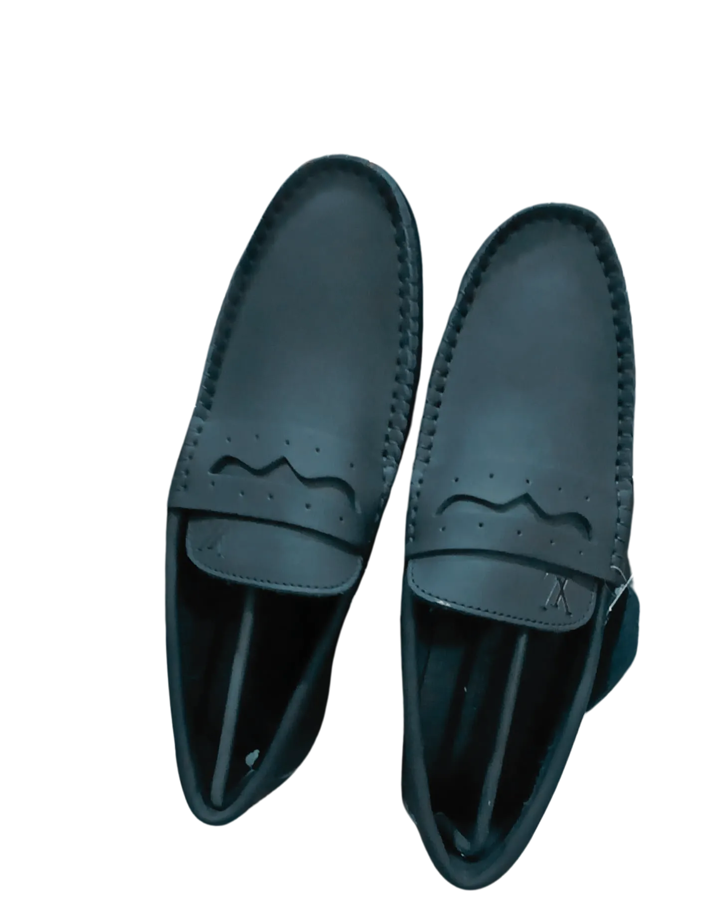 Louis Vuitton Leather Moccasins Black