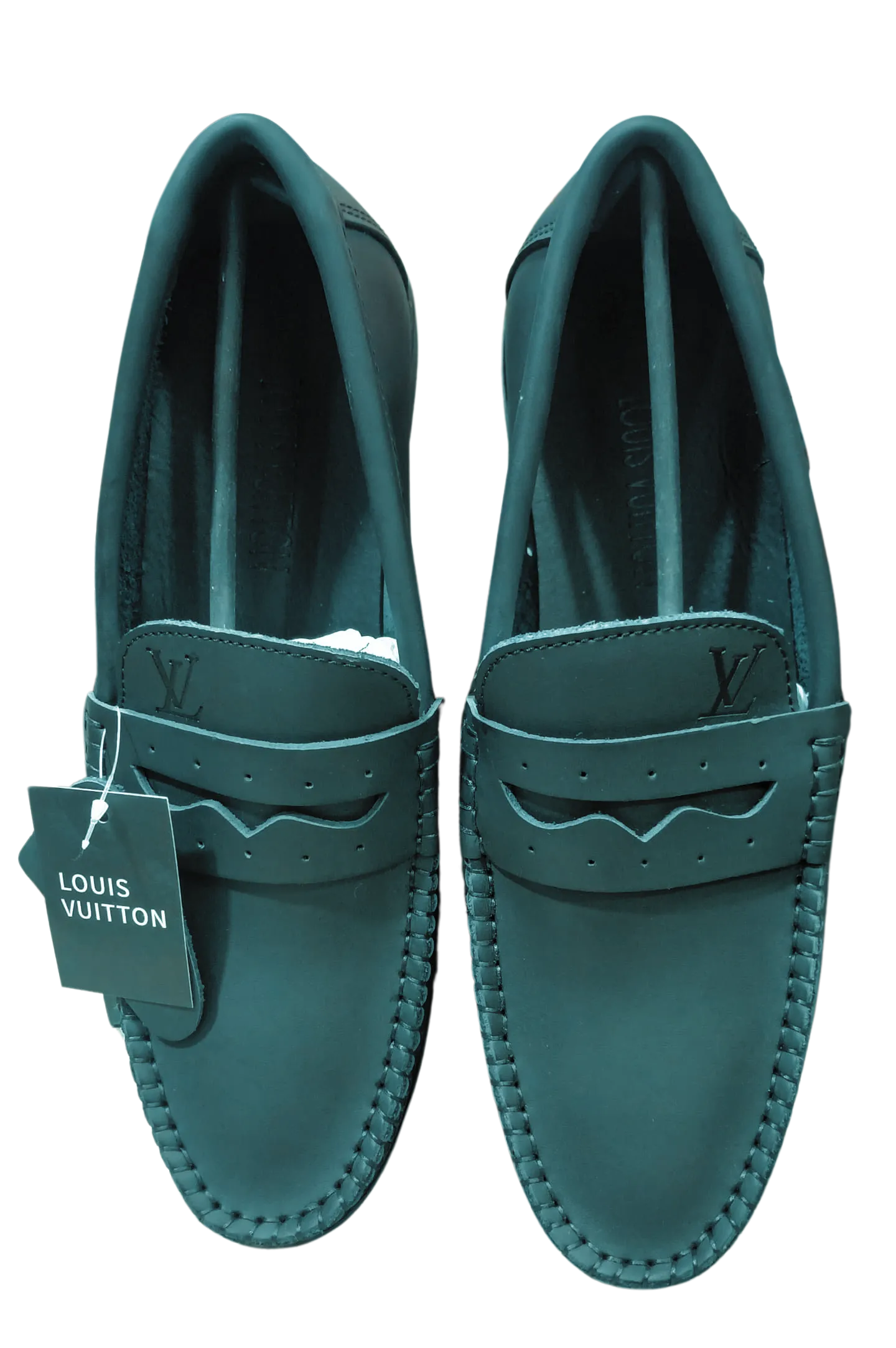 Louis Vuitton Leather Moccasins Black