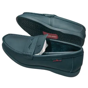 Louis Vuitton Leather Moccasins Black