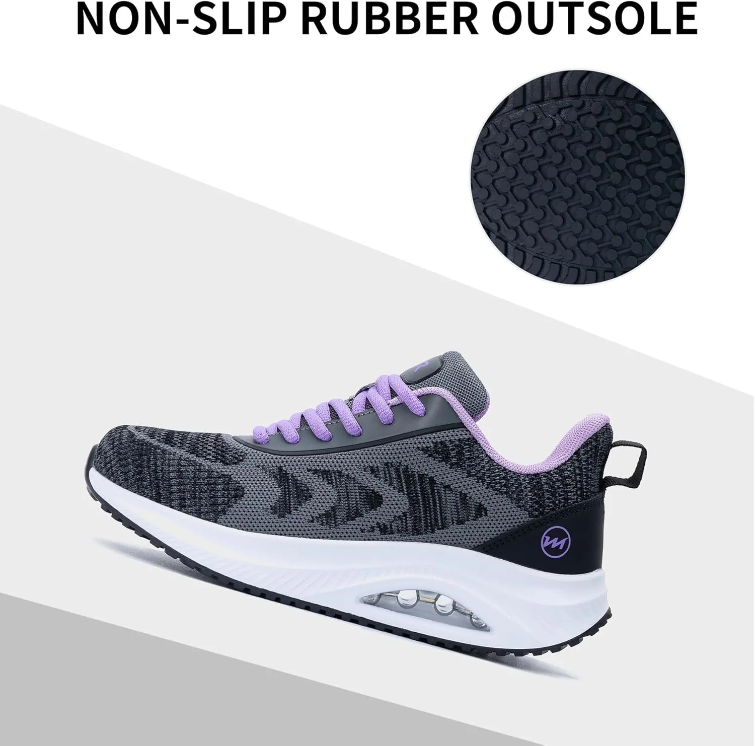 MAFEKE Womens Walking Shoes with Arch Support, Air Tennis Orthotic Fashion Sneakers for Plantar Fasciitis Pain Relief Size 5.5-11