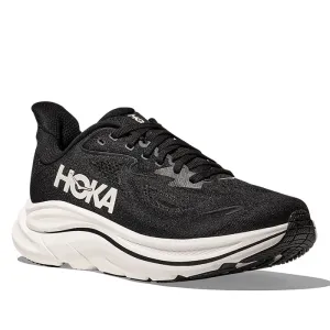Mens Hoka Clifton 10 Extra Wide in Black/White