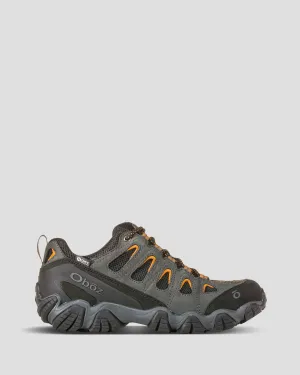 Men's Oboz Sawtooth II Low Waterproof Hiking Shoes - Wide - Shadow Burlap