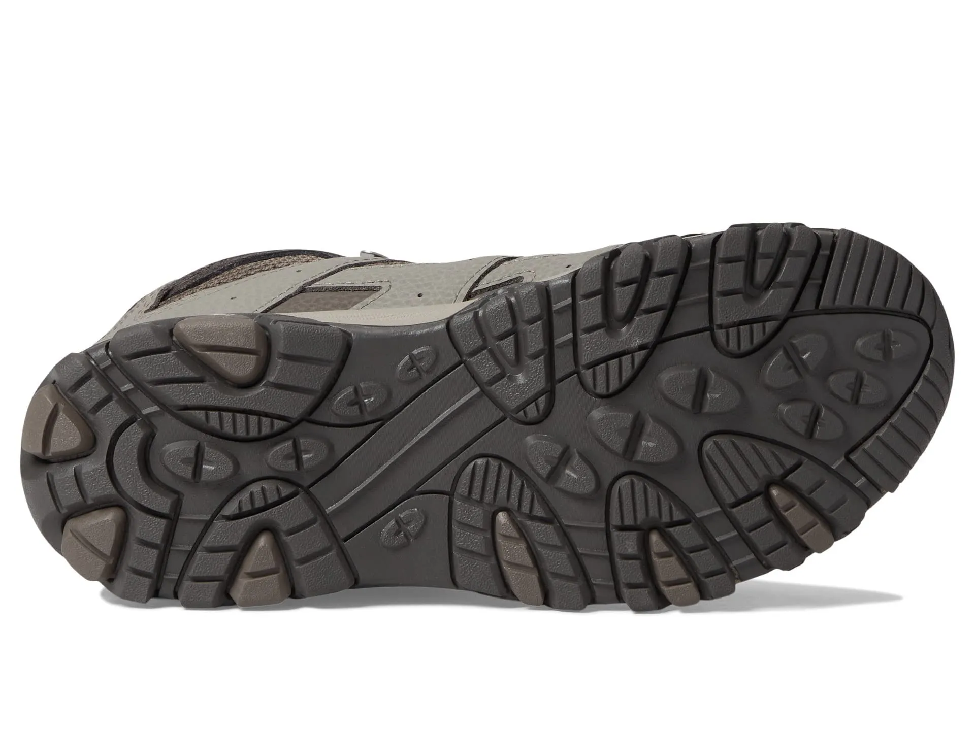Merrell Unisex-Child Moab 3 Mid Waterproof Hiking Shoe 10.5 Big Kid Boulder/Red