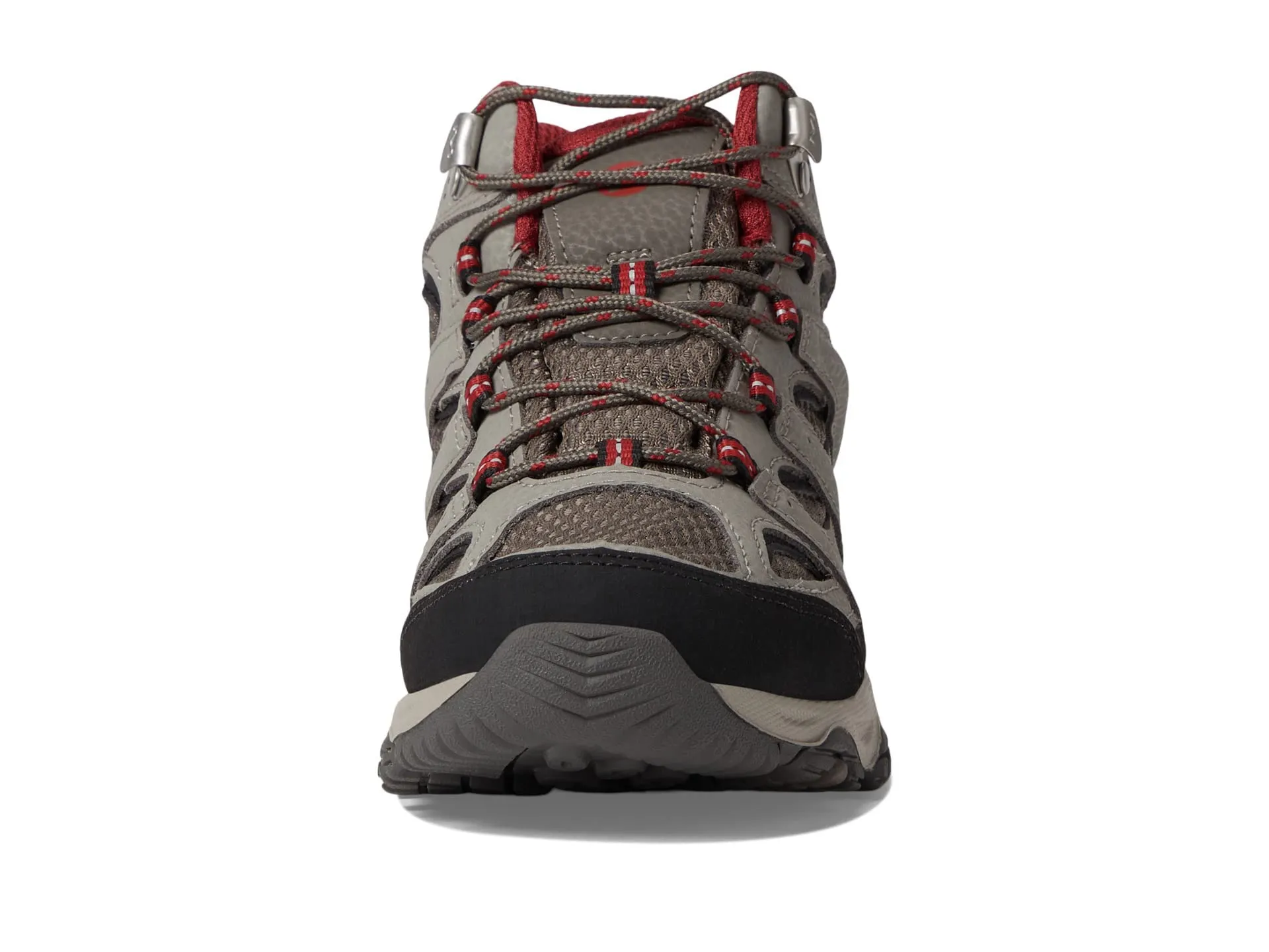 Merrell Unisex-Child Moab 3 Mid Waterproof Hiking Shoe 10.5 Big Kid Boulder/Red