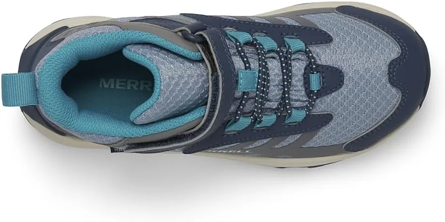 Merrell Unisex-Child Moab Speed 2 Mid Alternative Closure Waterproof Hiking Boot