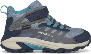 Merrell Unisex-Child Moab Speed 2 Mid Alternative Closure Waterproof Hiking Boot