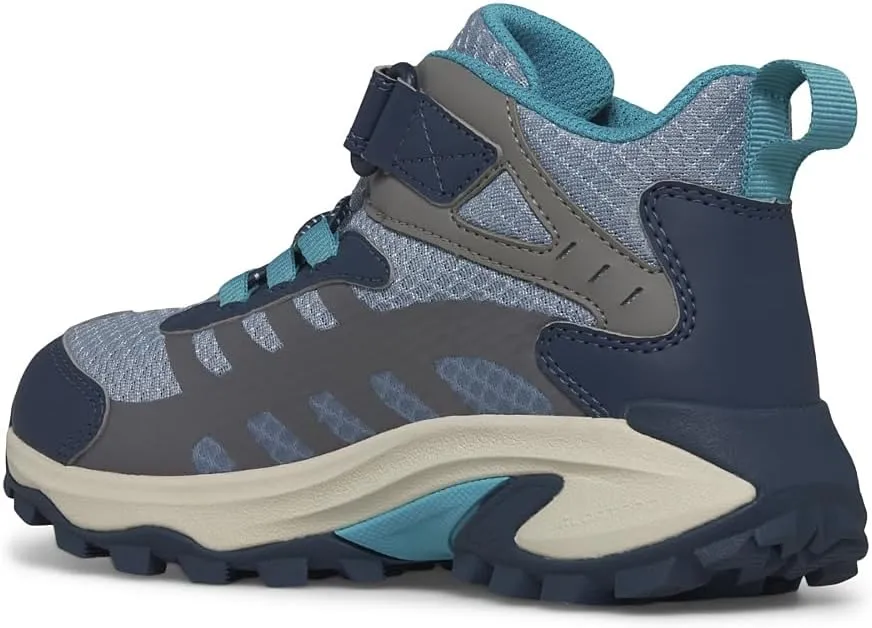 Merrell Unisex-Child Moab Speed 2 Mid Alternative Closure Waterproof Hiking Boot