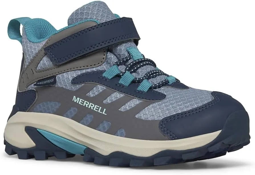 Merrell Unisex-Child Moab Speed 2 Mid Alternative Closure Waterproof Hiking Boot