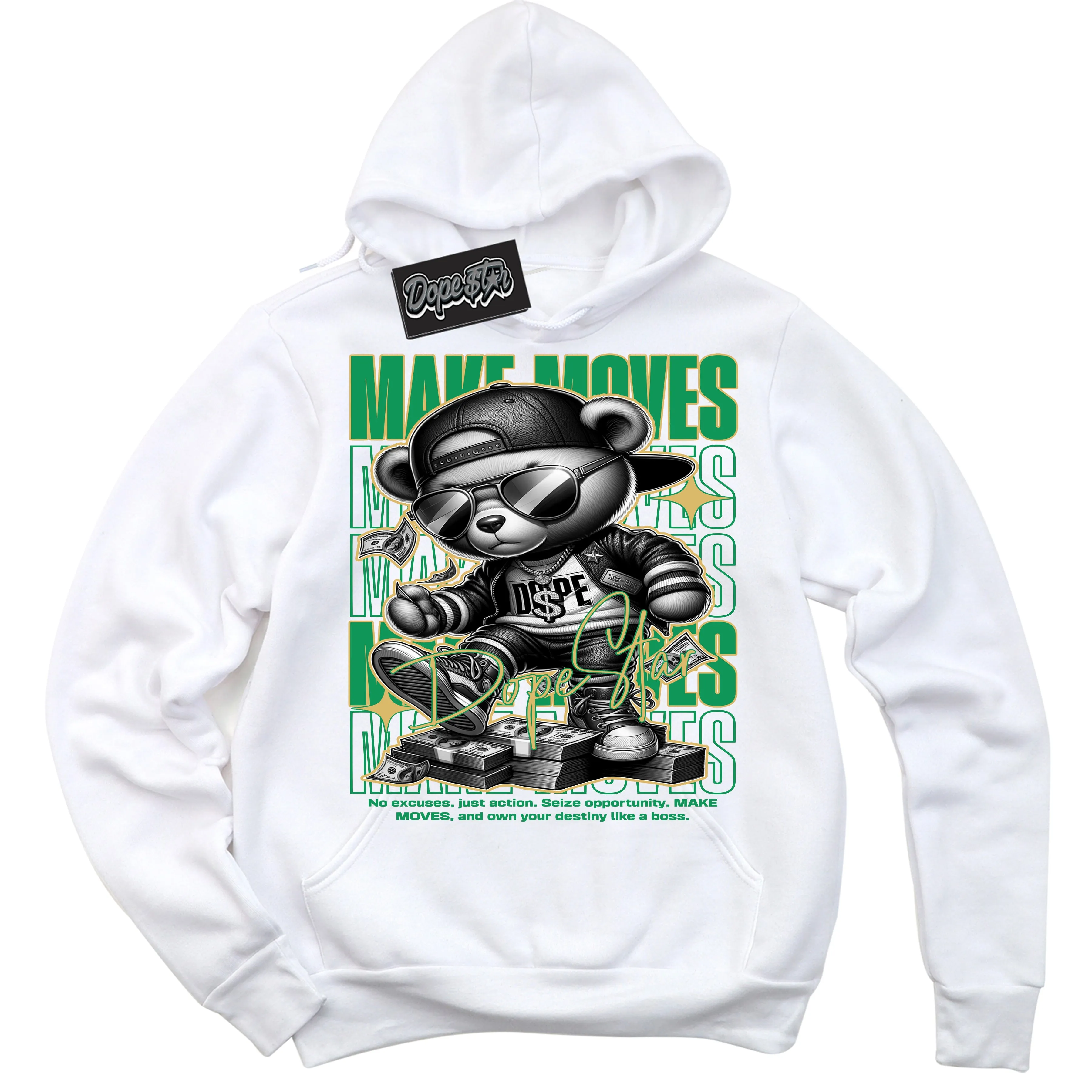 Method of Make Lucky Green 1s Sneaker Hoodie Make Moves Graphic