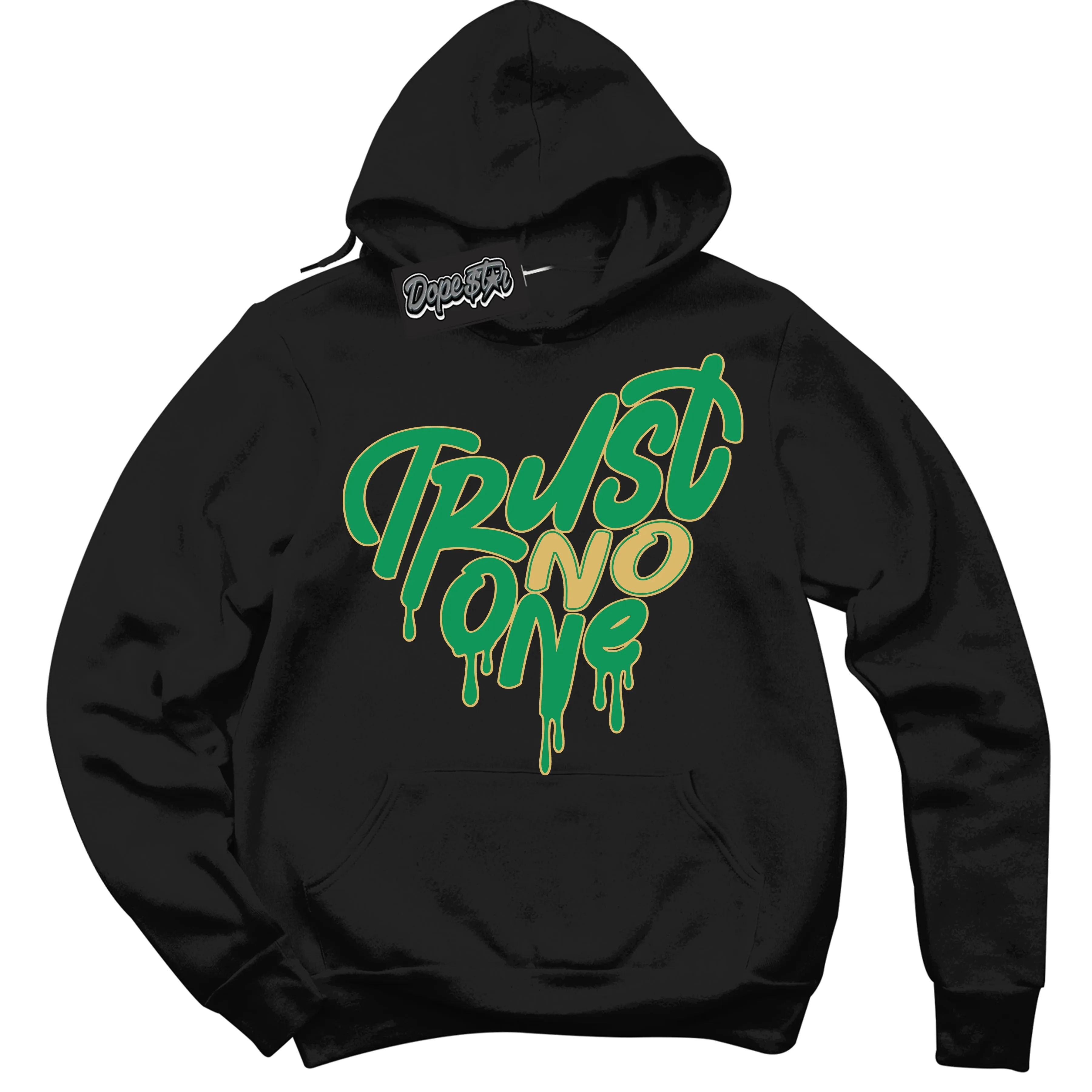 Method of Make Lucky Green 1s Sneaker Hoodie Trust No One Heart Graphic