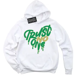 Method of Make Lucky Green 1s Sneaker Hoodie Trust No One Heart Graphic
