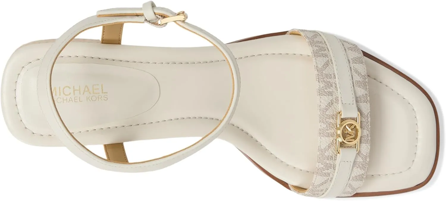 Michael Kors Women's Mandy Mid Sandal Heeled