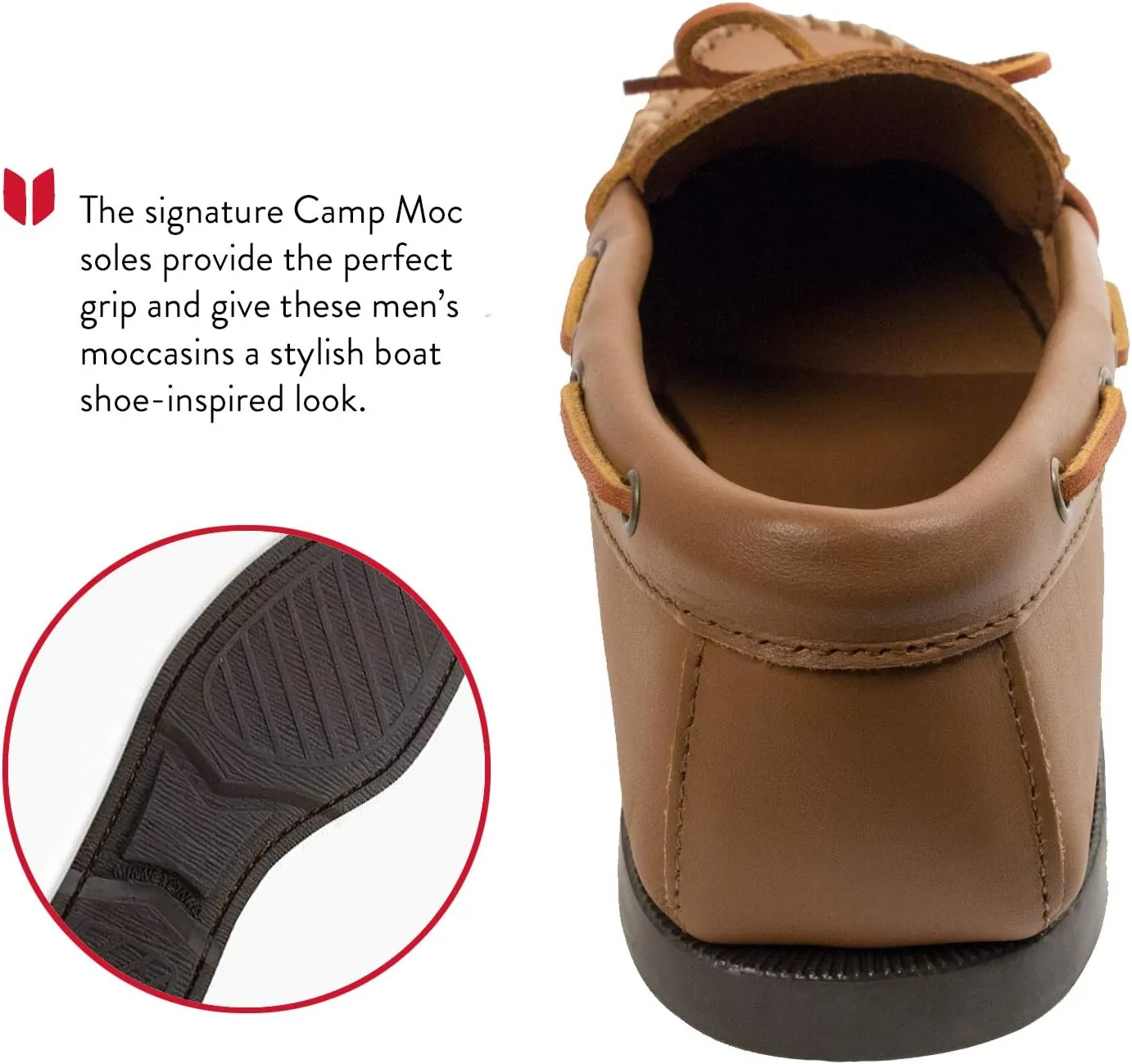 Minnetonka Men's Classic Camp Moccasin