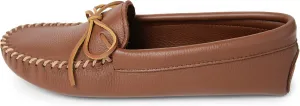 Minnetonka Men's Double Deerskin Soft Leather Sole Moccasin