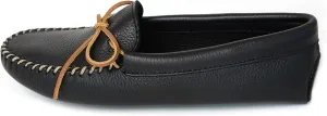 Minnetonka Men's Double Deerskin Soft Leather Sole Moccasin
