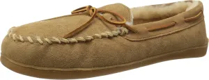 Minnetonka Men's Sheepskin Hardsole Moccasin