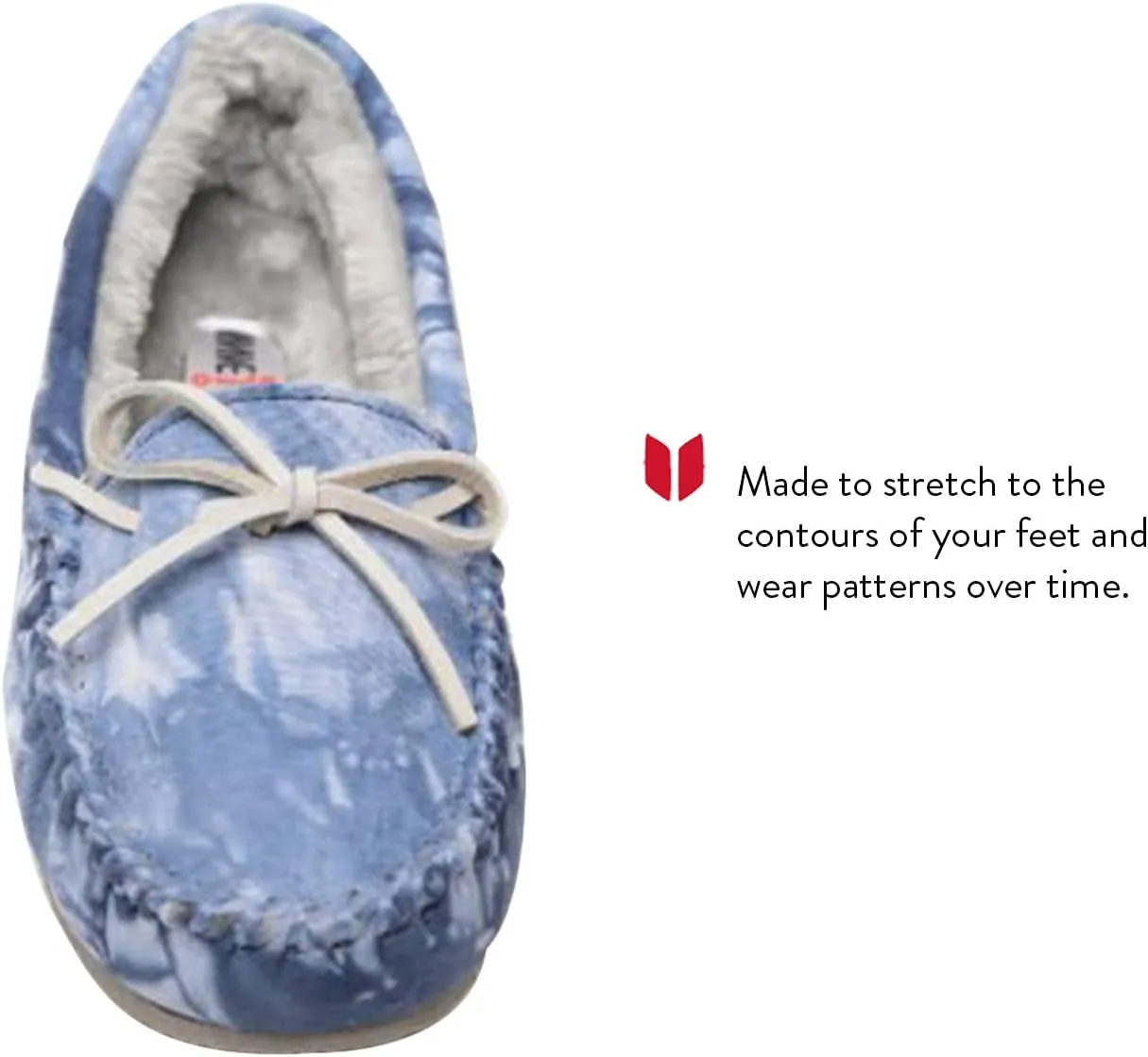Minnetonka Tie-Dye Carrie Moccasins Slippers for Women