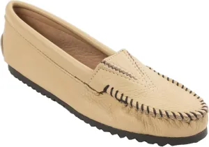 Minnetonka Women's Deerskin Gore Front Moccasin