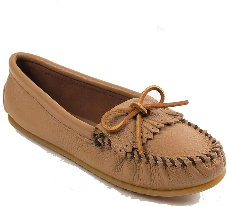 Minnetonka Women's Deerskin Soft-T Moccasin