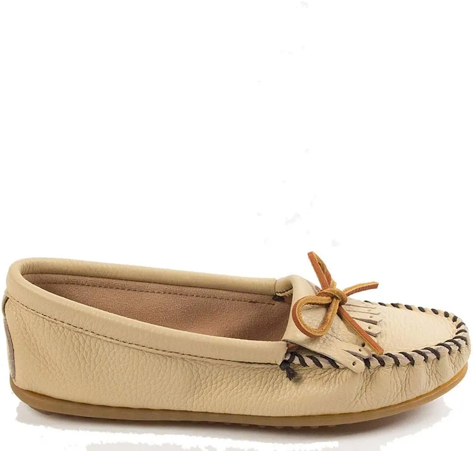 Minnetonka Women's Deerskin Soft-T Moccasin