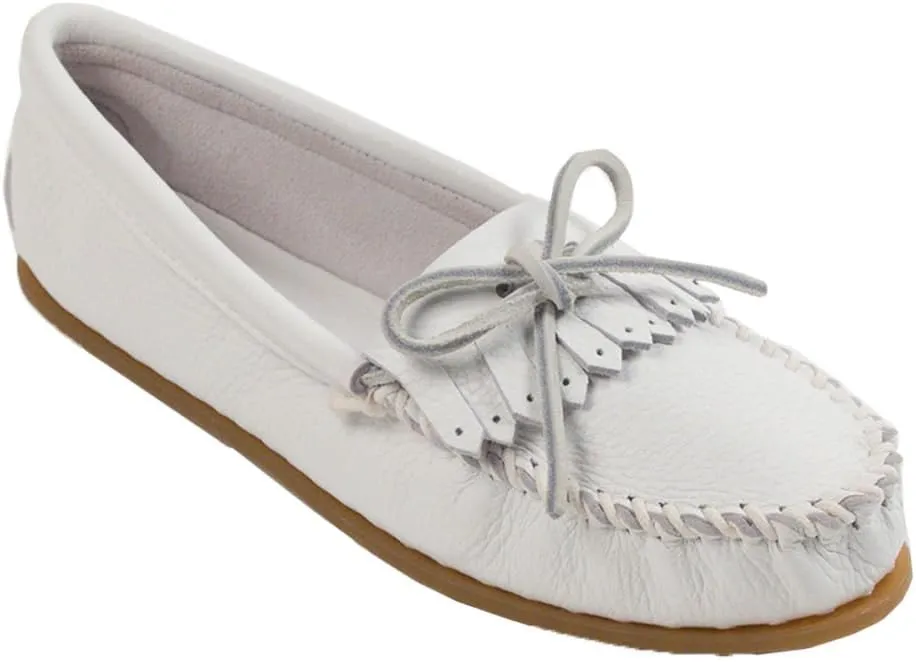 Minnetonka Women's Deerskin Soft-T Moccasin