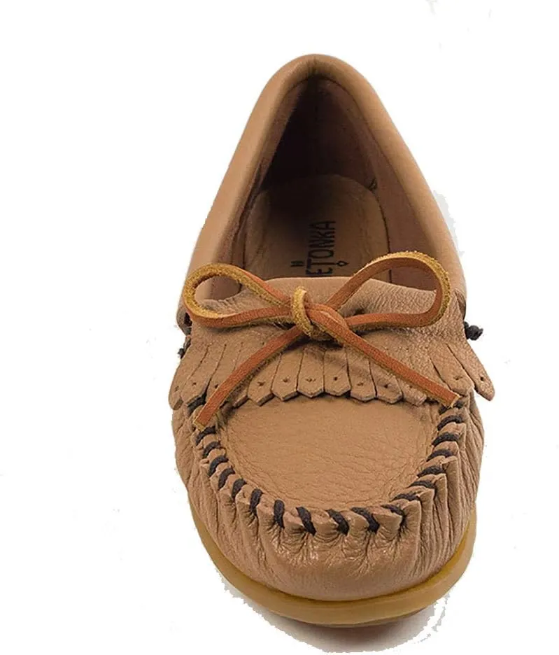 Minnetonka Women's Deerskin Soft-T Moccasin