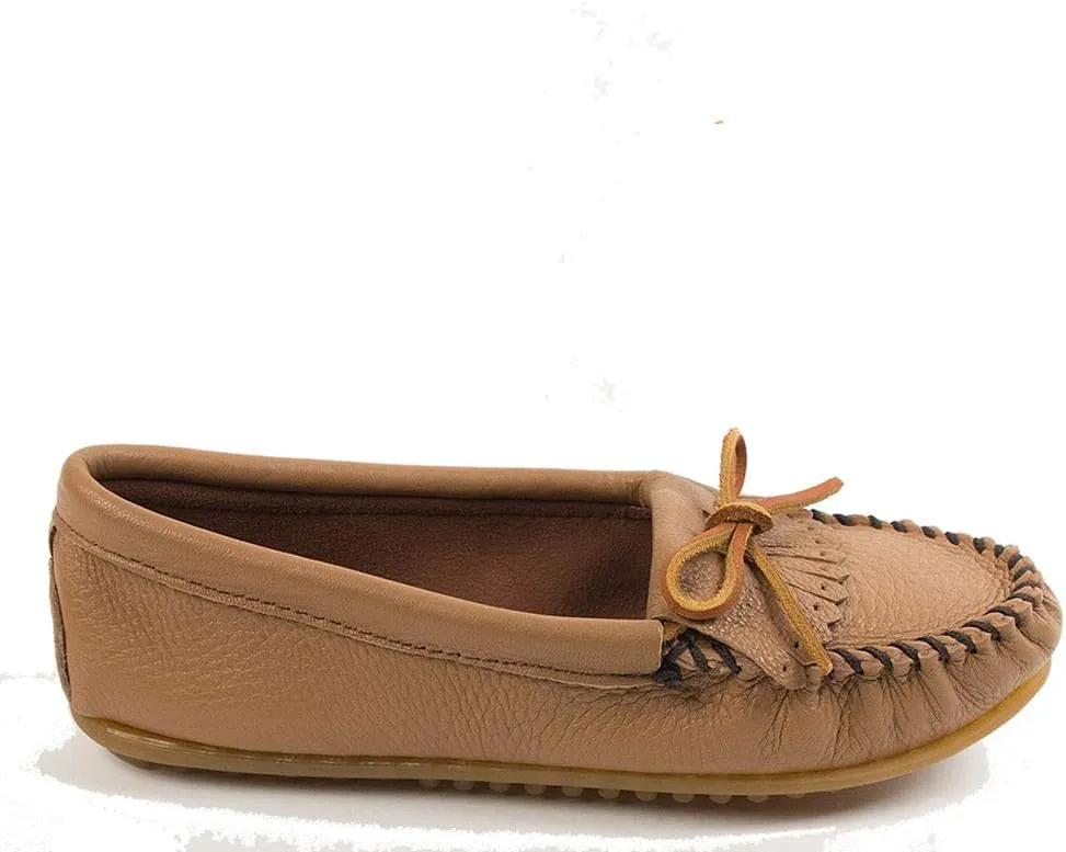 Minnetonka Women's Deerskin Soft-T Moccasin