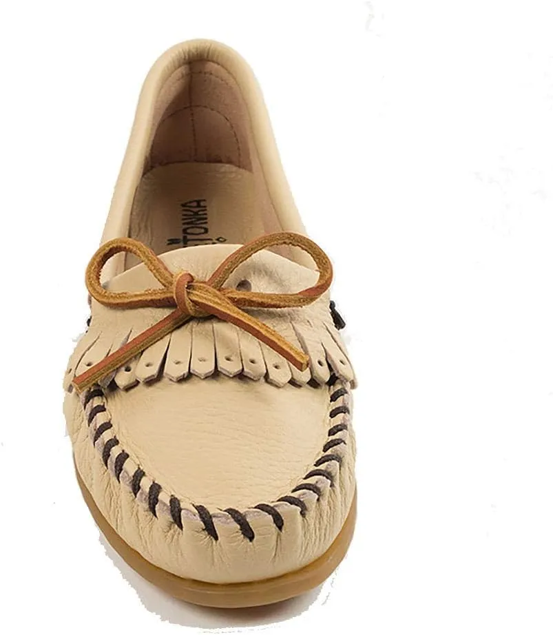 Minnetonka Women's Deerskin Soft-T Moccasin