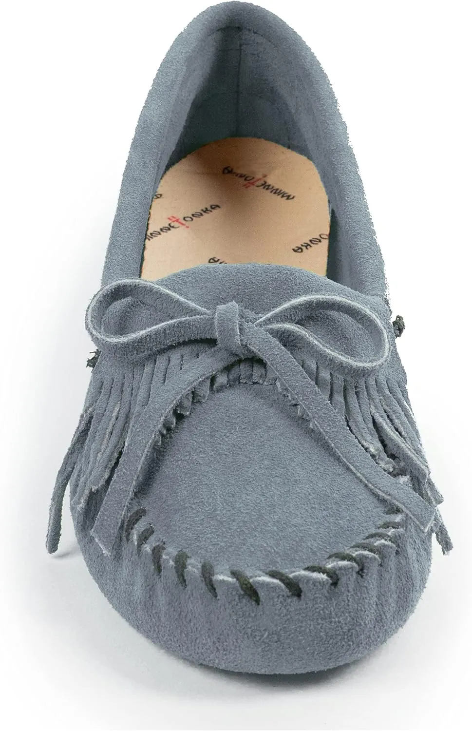 Minnetonka Women's Kilty Soft Leather Sole Moccasin