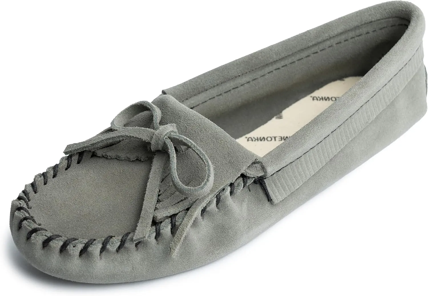 Minnetonka Women's Kilty Soft Leather Sole Moccasin